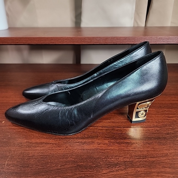 The Touch of Nina 80s Elephant Heel Pumps Sz 8 - Picture 9 of 9